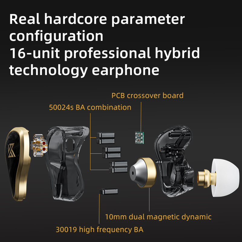 KZ ZAS Metal Wired Earphone 16 - Audiophile Headphone Wired review and price