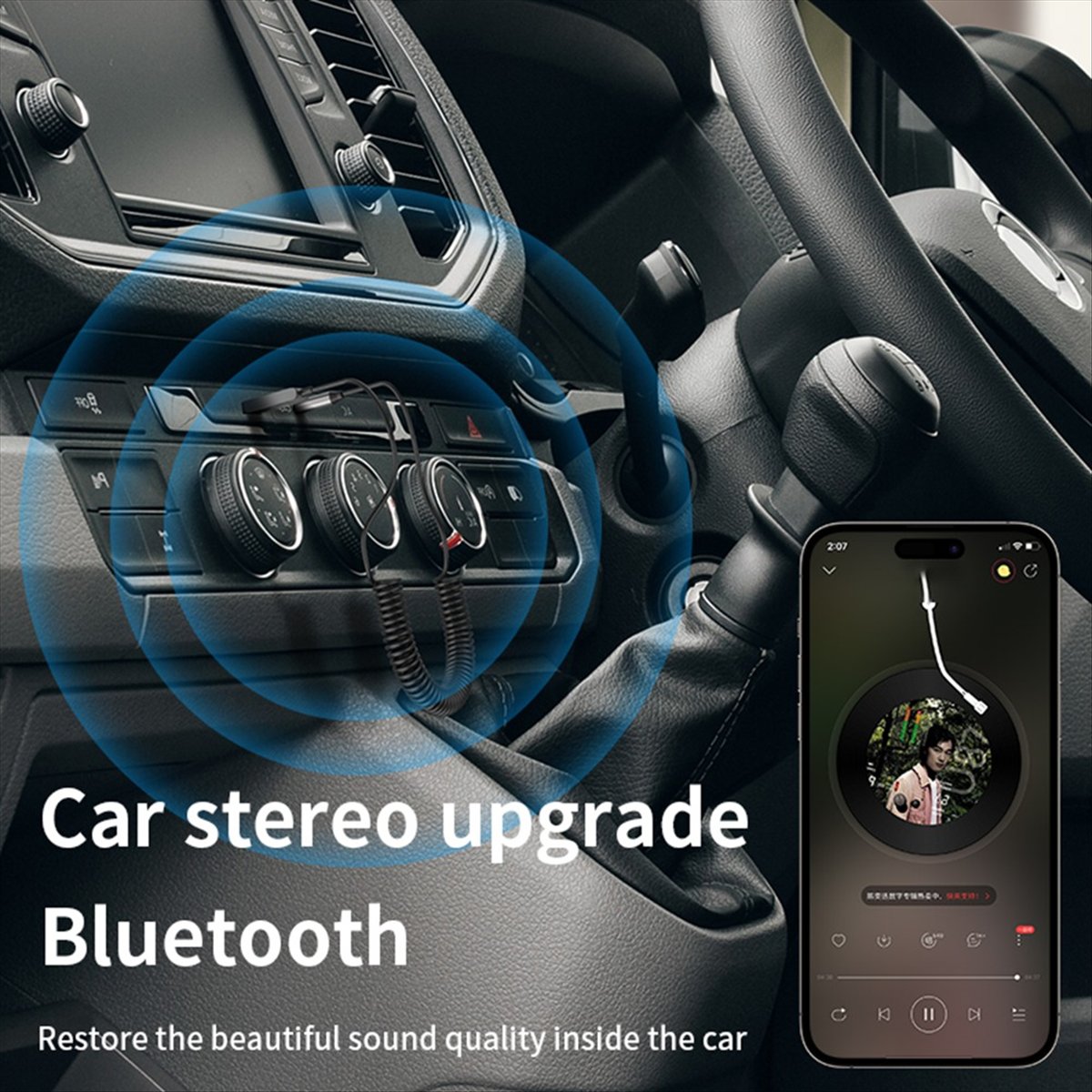 A85P AUX Car Bluetooth 5.4 Rec - Bluetooth Adapter Receiver review and price