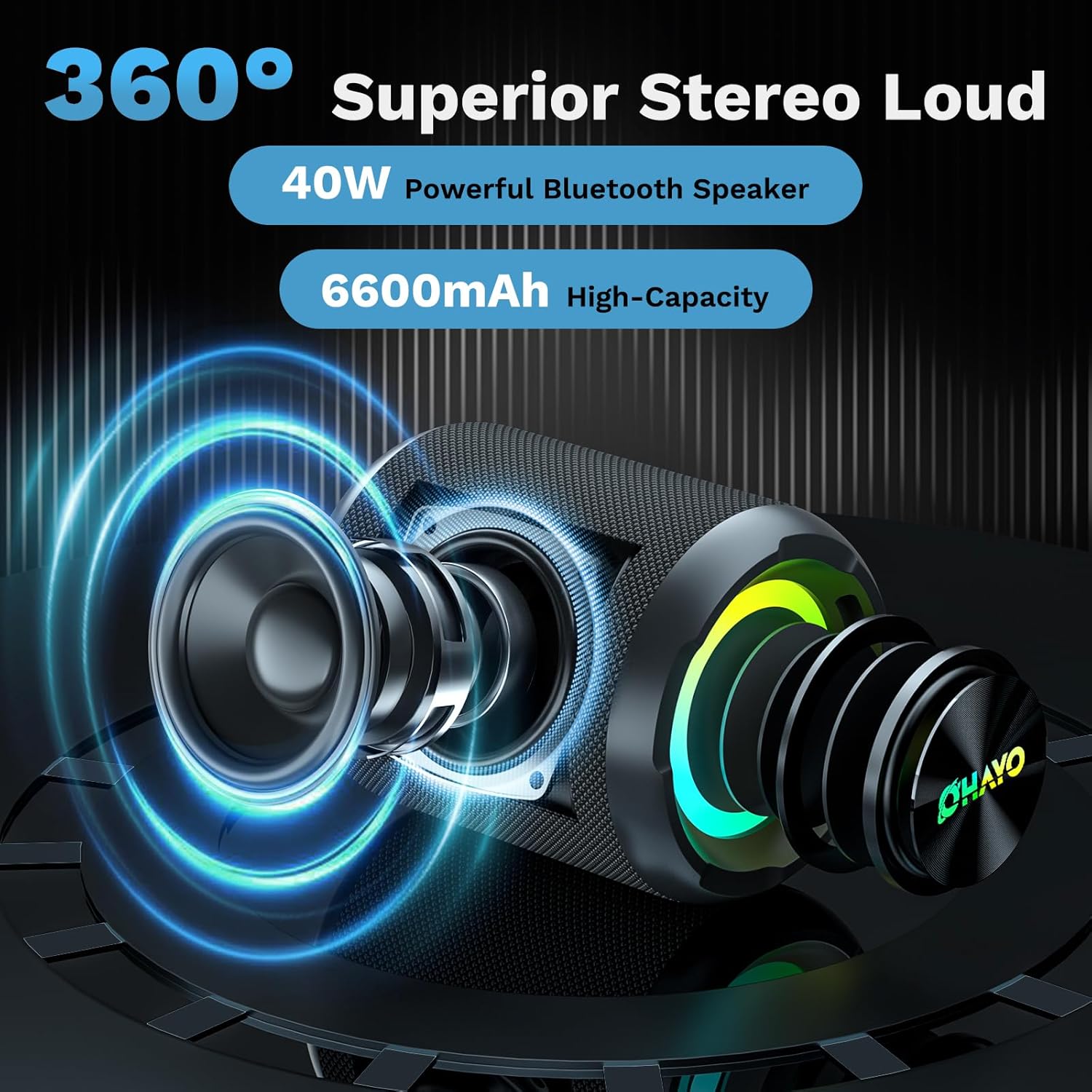 Ohayo Bluetooth Speaker,IPX7 W - Jbl Speaker Flip 6 review and price