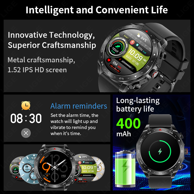 LIGE TWS 2‑in‑1 Smart Watch wi - Wireless Earbuds Tws review and price